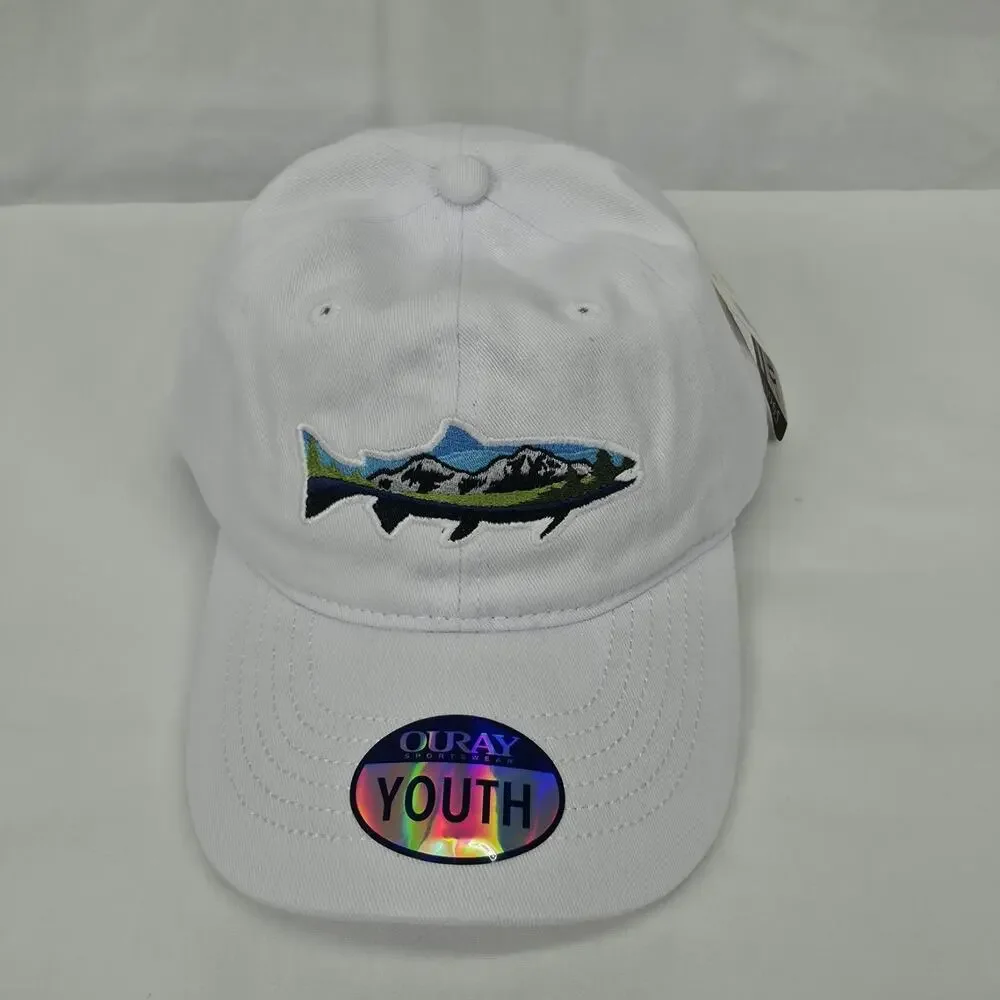 Ouray Sportswear Youth Trout Fishing Hat White Mountain Outdoors Fly fishing